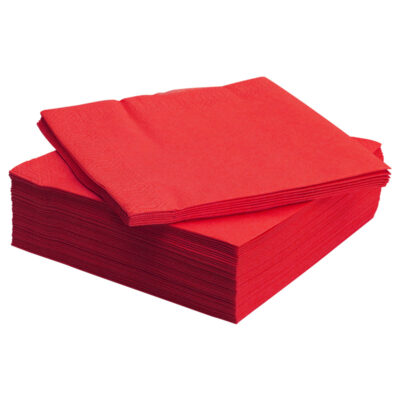 Napkin 2ply Lunch Red