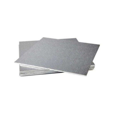 Cake Square Base SILVER 9"
