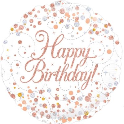 Foil Rose Gold BDay Sparkfizz