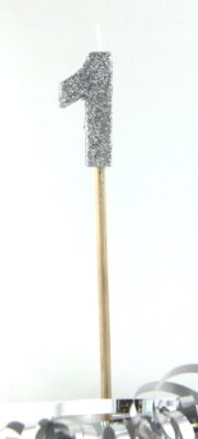 Candle Silver Long Stick #1