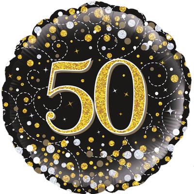 Foil Black & Gold Sparkfizz 50