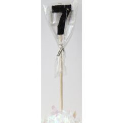Candle Black Long Stick #7