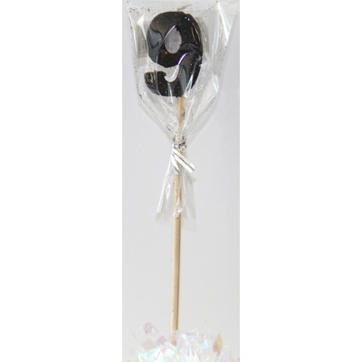 Candle Black Long Stick #9