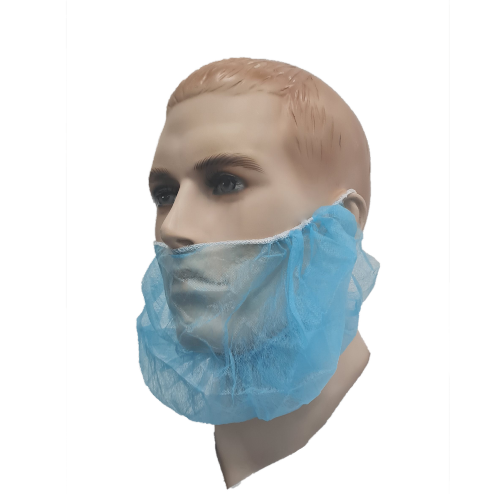 Beard Cover Double Loop Blue
